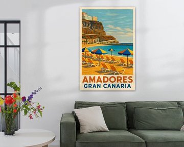 AMADORES - Sun loungers by the turquoise blue sea