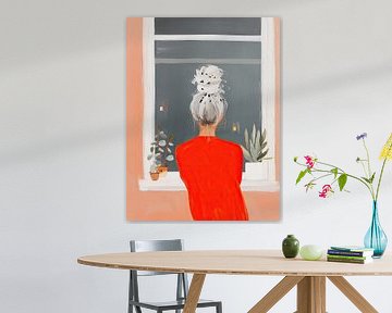 L'immobilité à la fenêtre du soir sur Mosaic Dialogue