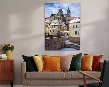 Dom van Magdeburg in de winter van t.ART