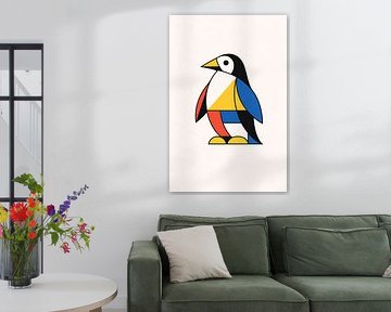 Harmonie géométrique : Le Pingouin moderne