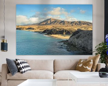 Playa de Papagayo und Hacha Grande auf Lanzarote von Michael Valjak