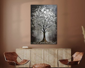 Peinture d'arbre | Peinture d'arbre | Peinture d'argent