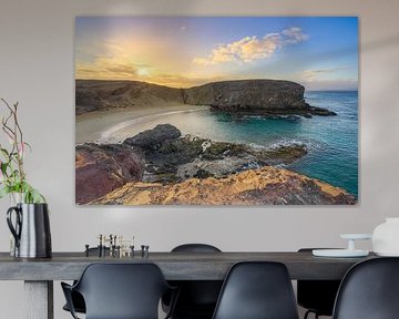 Morgens am Playa de Papagayo auf Lanzarote von Michael Valjak