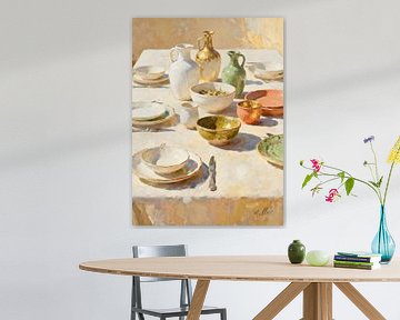 Sunlit Table, Southern Calm von Mellow Art