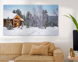 Example of the artwork in a room