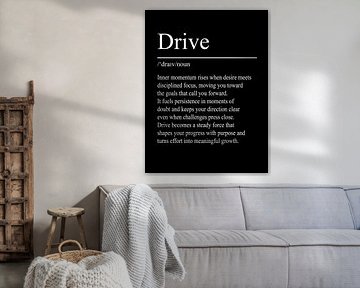 Drive Definition – Schwarz von WordsThatInspire