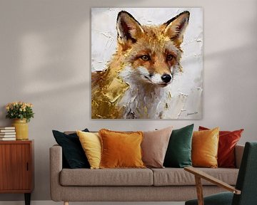 The Golden Fox - Fuchs 1 von Johannas Art Creations