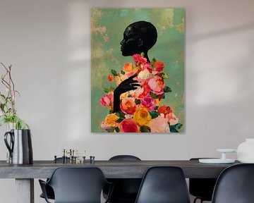 Blumenkörper in Stille und Farbe