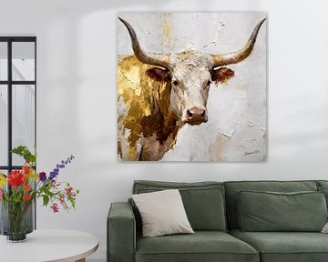 Regal Horns - Longhorn 1 van Johannas Art Creations