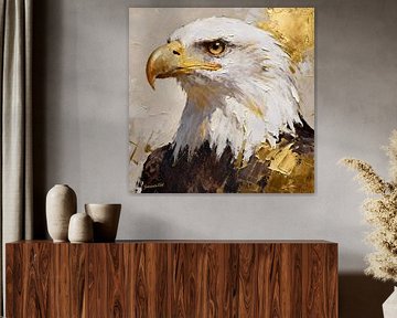 Feathers of Authority - Zeearend 2 van Johannas Art Creations