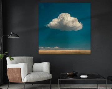 Cloud over the desert, surreal photography