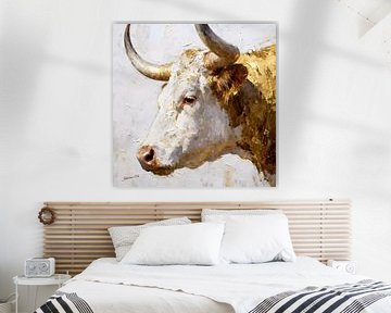 The Golden Bull - Longhorn 2 von Johannas Art Creations