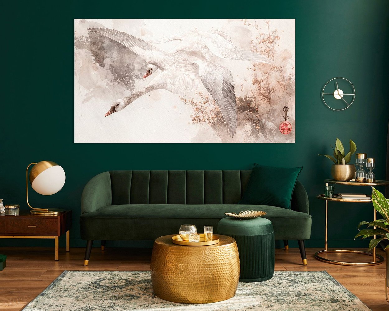 Example of the artwork in a room
