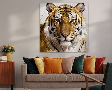 Aureate Presence - Tiger 2 van Johannas Art Creations