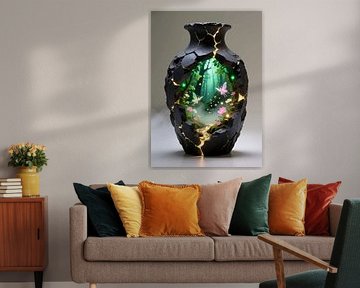 Surreal Artistic Vase – Fantasy Decorative Interior Art