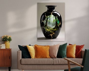 Abstract Art Vase – Modern Fantasy Decorative Object