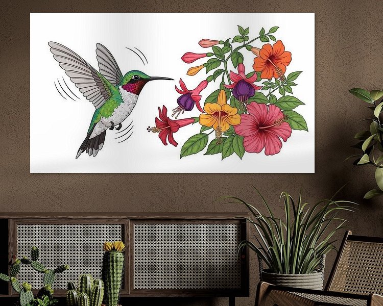 Example of the artwork in a room