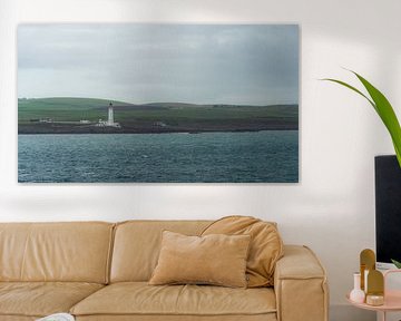 Ein Leuchtturm im Nebel, Killantringan Lighthouse von Piermarco Raimondo