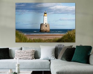 Guetteur de marée, phare de Rattray Head sur Piermarco Raimondo