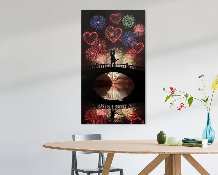 Example of the artwork in a room