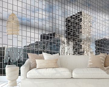 Architectonische reflecties in Utrecht (kleur)