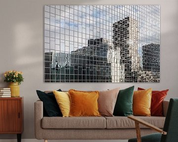 Architectonische reflecties in Utrecht (kleur) van André Blom Fotografie Utrecht