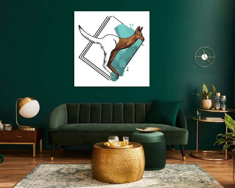 Example of the artwork in a room