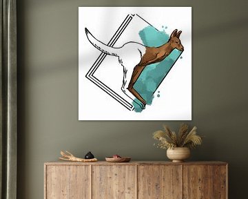 Abstract Kangaroo by Antiope33