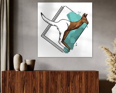 Example of the artwork in a room