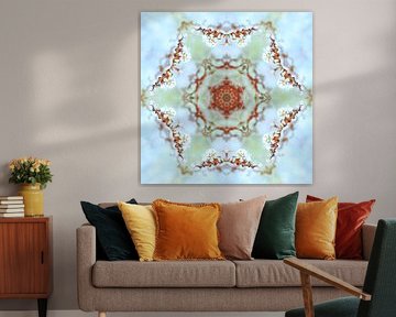 Mandala in soft colours