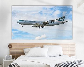 Cathay Pacific Cargo Boeing 747-8 Frachtflugzeug.