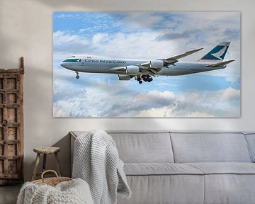 Cathay Pacific Cargo Boeing 747-8 Frachtflugzeug.