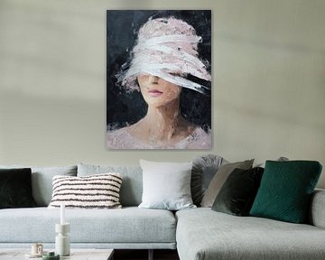 Frau in Rosa von Lauren Wilde