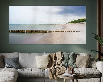 Baltic Sea - Groynes on the beach at Zingst by t.ART