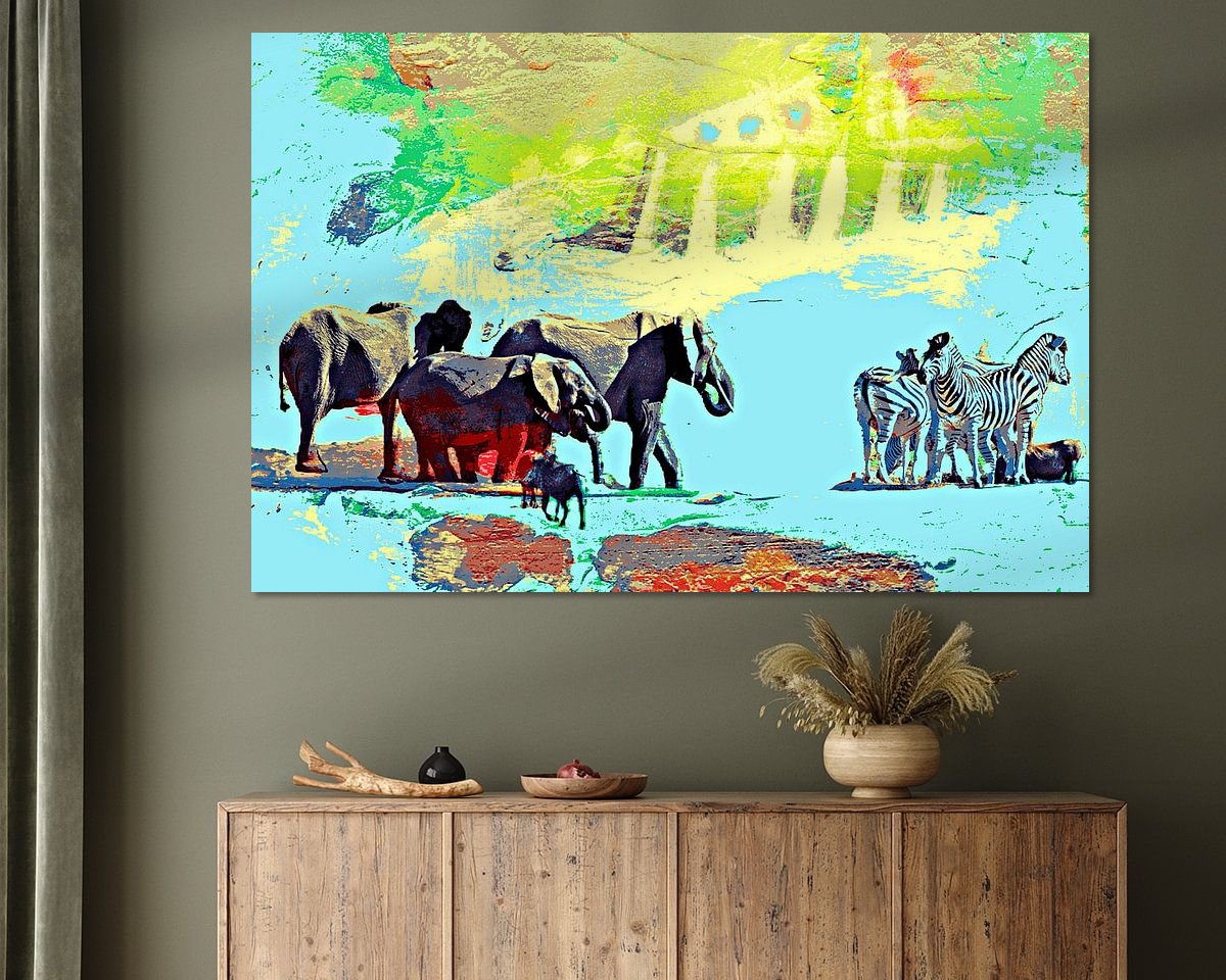 Example of the artwork in a room