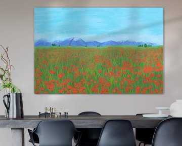 Poppy Field by Aliya Putrus