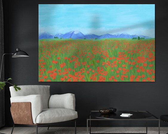 Example of the artwork in a room