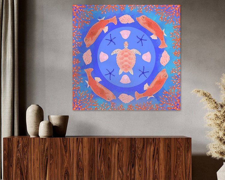 Example of the artwork in a room