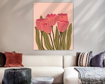 Rote Tulpen von Aliya Putrus von Aliya Putrus