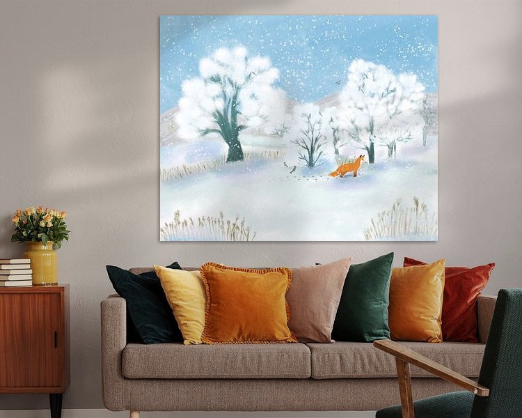 Example of the artwork in a room