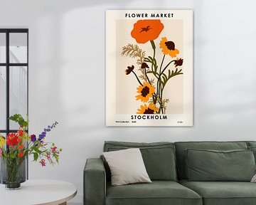 Bloemenmarkt. Stockholm van NKTN