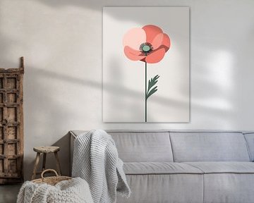 Korallenmohnblüte von Giandra Safaraz