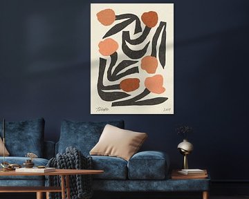 Moderne Blume 03 von NKTN