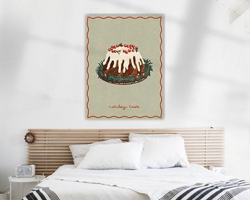 Weihnachtskuchen. Feiertagsgeschmack von NKTN