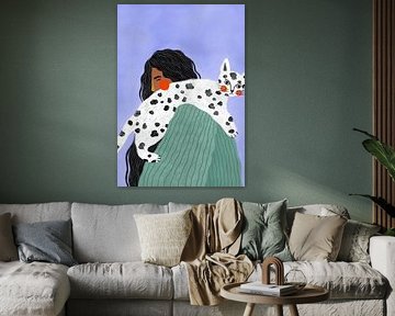 DE VROUW MET DE KAT van Bea Müller