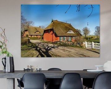 Thatched roof in Ahrenshoop by Peter Schickert