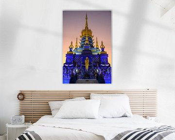 Blue temple by Adri Vollenhouw