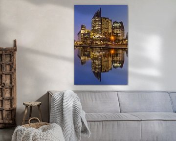 The Hague city centre in reflection by Tubray
