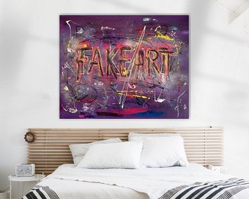 FAKE ART - LILA DUNST von Art by Jigal