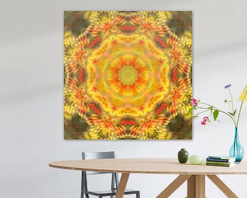 Mandala in soft colours